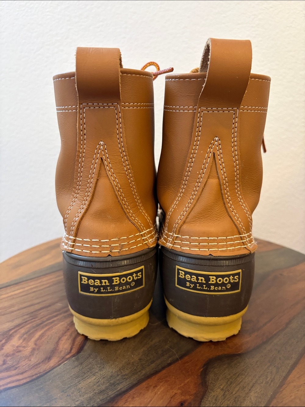 L.L. Bean Women's Brown and Tan Waterproof Duck Boots - Picture 3 of 7